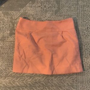 J crew pink coral mini skirt size 4